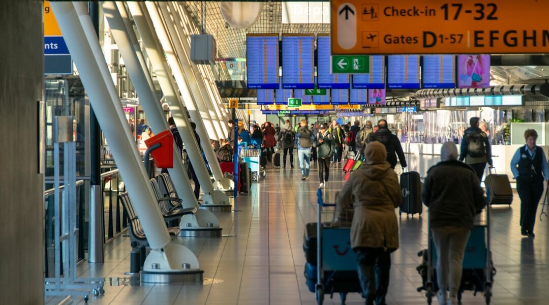 Photo Busy airport